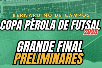 SORTEIO ESPECIAL NA GRANDE FINAL DA COPA PÉROLA DE FUTSAL!