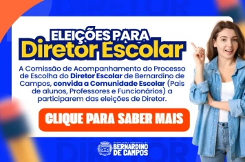 Prefeitura realiza Consulta Pública para escolha de Diretores das escolas municipais