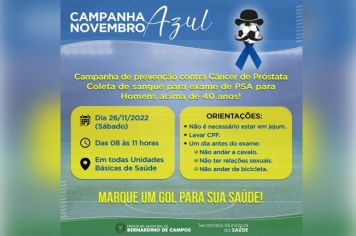 CAMPANHA NOVEMBRO AZUL 2022