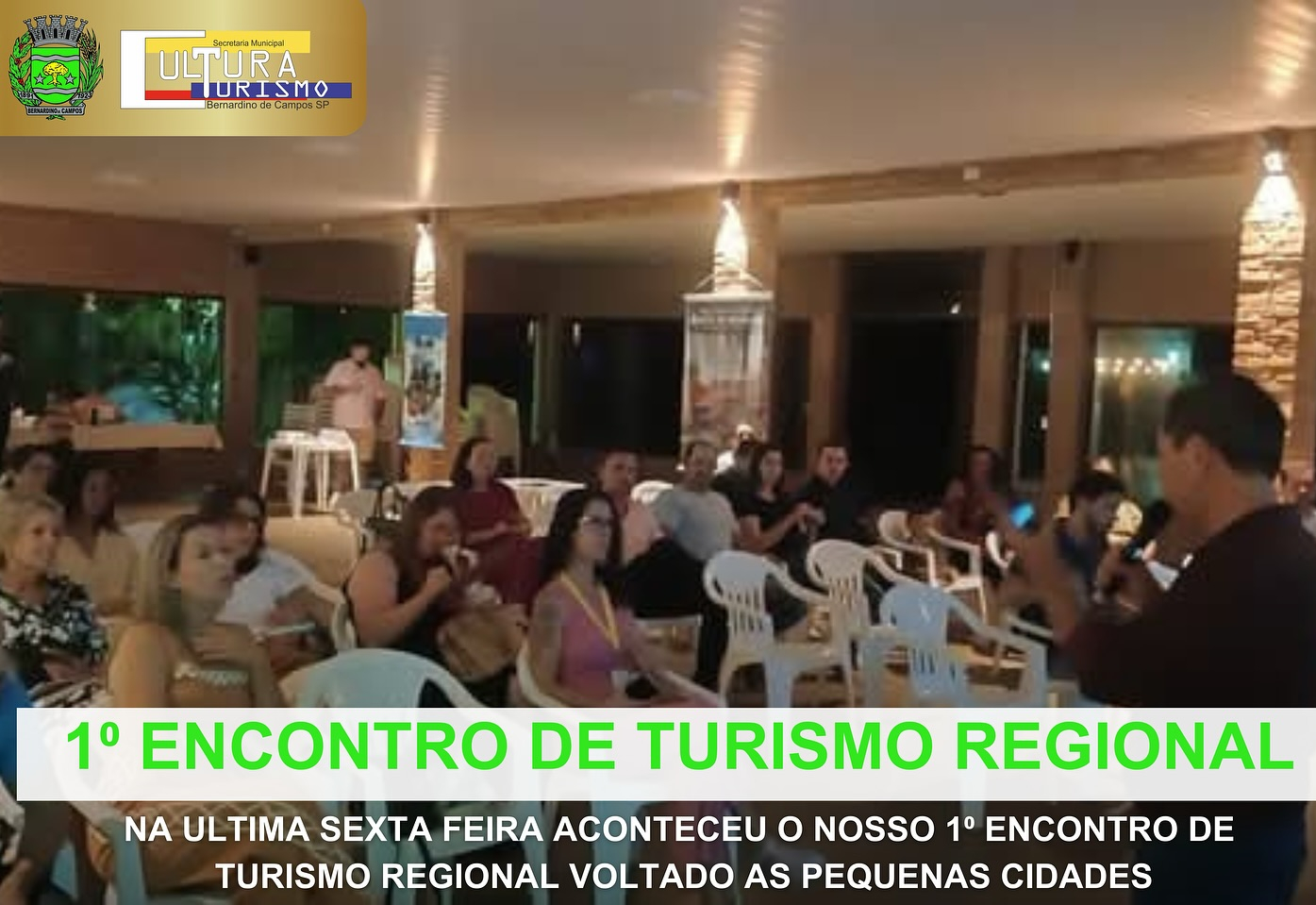 1º Encontro de Turismo Regional em Bernardino de Campos!