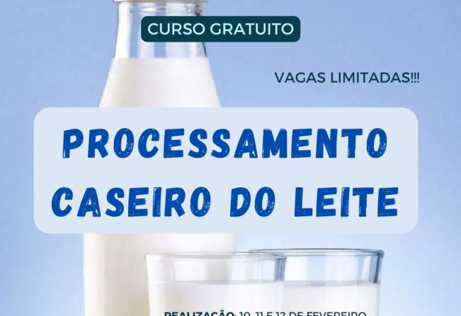 CURSO DE PROCESSAMENTO CASEIRO DO LEITE
